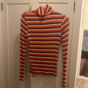 Striped Turtleneck